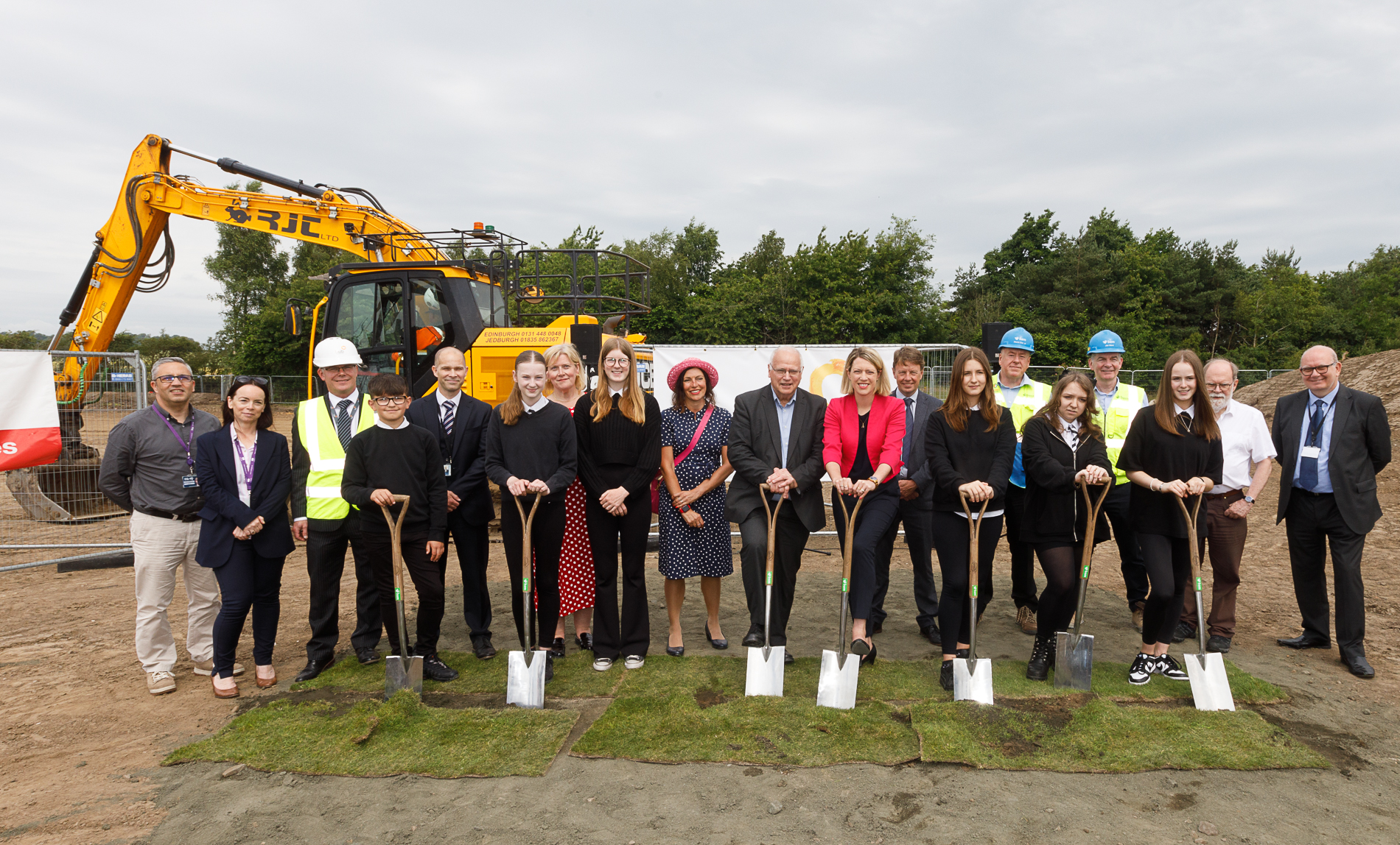 First Shovel in the Ground for New South West Fife High School